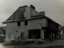 Ruiny dzielnicy żydowskiej na Wieniawie w Lublinie. Fotografia