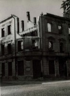 Ruiny Hotelu Victoria przy Krakowskim Przedmieściu w Lublinie. Fotografia