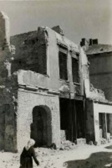 Ruiny kamienicy przy ul. Bramowej w Lublinie. Fotografia