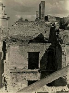 Ruiny kamienicy przy ul. Jezuickiej w Lublinie. Fotografia