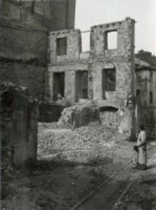 Ruiny kamienicy przy ul. Jezuickiej w Lublinie. Fotografia