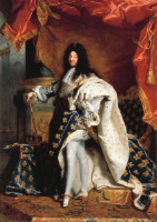 Ludwik XIV Wielki, Kr&oacute;l Słońce. Obraz olejny Hyacinthe Rigaud