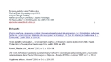 Bibliografia dr Anny Jeziorkowskiej-Polakowskiej
