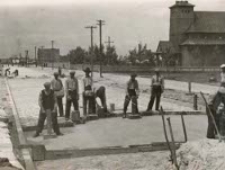 Brukowanie ulicy Władysława Kunickiego w Lublinie