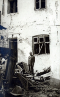 Zniszczenia w Lublinie na skutek bombardowania 9 IX 1939 roku. Fotografia