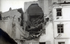 Zniszczenia w Lublinie na skutek bombardowania 9 IX 1939 roku. Fotografia