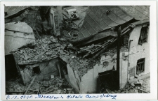 Dziedziniec Hotelu Europejskiego w Lublinie zniszczony podczas bombardowania 9 IX 1939 roku