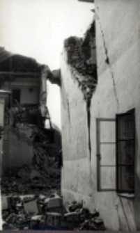 Zniszczenia w Lublinie na skutek bombardowania 9 IX 1939 roku. Fotografia
