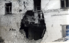 Zniszczenia w Lublinie na skutek bombardowania 9 IX 1939 roku. Fotografia