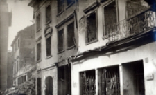 Zniszczone budynki na ul. Olejnej w Lublinie. Fotografia