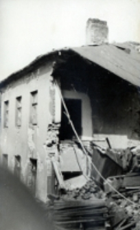 Zniszczenia w Lublinie na skutek bombardowania 9 IX 1939 roku. Fotografia