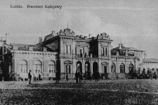 Dworzec kolejowy w Lublinie przed I wojną światową
