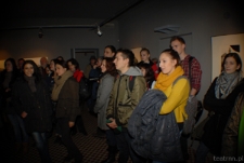 Publiczność na otwarciu wystawy "Nieznane widoki Lublina"
