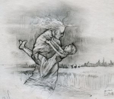 Południca porywa dziecko