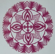 Wycinanka [fioletowa]