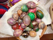 Pisanki z tradycyjną ornamentyką