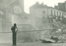 Ruiny kamienicy obok Poczty Gł&oacute;wnej w Lublinie