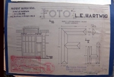 Projekt napisu reklamowego firmy L. E. Hartwig