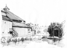 Teatr "Rusłka" w Lublinie. Rysunek