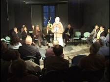 Paweł Pr&oacute;chniak opowiada o Lublinie podczas 102. rocznicy urodzin J&oacute;zefa Czechowicza