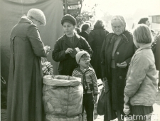 Lublin, scenka na kiermaszu