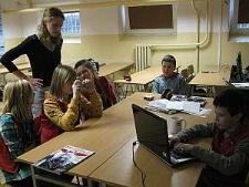 Uczestnicy warsztatu z prowadzącą Aliną Bąk