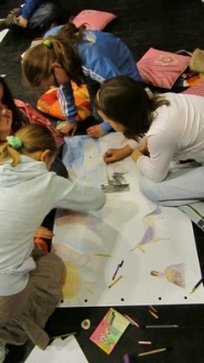 Zaczarowany Lublin 2012 - Świat z legendy "O śnie Leszka Czarnego" warsztaty edukacyjne dla dzieci z SP 10