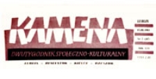 Kamena : dwutygodnik społeczno-kulturalny, R. 31 nr 20 (306), 31.X.1964