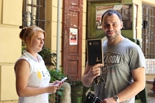 W trakcie Spaceru z Czechowiczem rozdawany był komiks