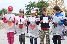 Dzieci prezentują swoje prace w Małym Mieście Poezji