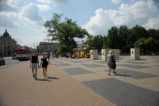 Trolejbus Poezji na Placu Litewskim