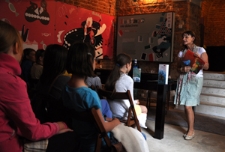 Zofia Beszczyńska w Izbie Drukarstwa