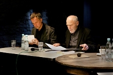 Tomasz R&oacute;życki i Ryszard Krynicki na Misterium Wiersza