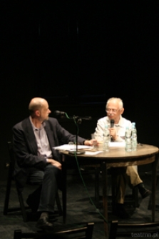 Prezentacja tomików Jana Śpiewaka i Czesława Janczarskiego z serii "Biblioteka zapomnianych poetów", z udziałem Piotra Mitznera i Piotra Matywieckiego