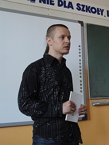 Świadectwa: Marcin Orliński na spotkaniu w szkole