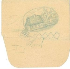 Rysunek z hitlerowskiego więzienia na Zamku w Lublinie