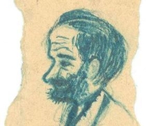 Rysunek z hitlerowskiego więzienia na Zamku w Lublinie