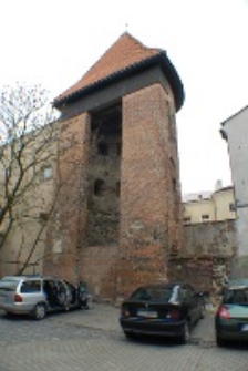 Gotycka baszta w Lublinie. Fotografia