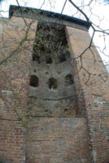 Gotycka baszta w Lublinie. Fotografia