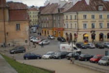 Widok Starego Miasta w Lublinie. Fotografia