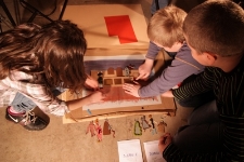 Zaczarowany Lublin 2012 - młodzież przygotowuje animację legendy "O Czarciej Łapie"