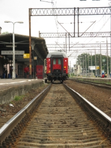 Wagon 2010 Lublin na peronie w Toruniu Głównym