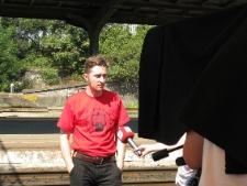 Projekt Wagon 2010 Lublin na peronie w Poznaniu.