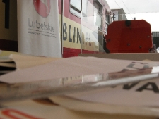Projekt Wagon 2010 Lublin na peronie w Poznaniu.