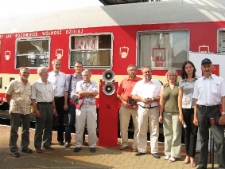 Projekt Wagon 2010 Lublin na peronie w Rzeszowie.