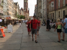 Akcja ulotkowa podczas projektu Wagon Lublin 2010 na Starym Mieście w Gdańsku.