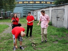 Działania załogi Wagonu 2010 Lublin w Gdańsku.