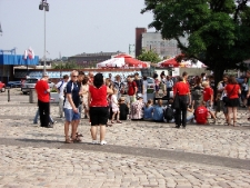 Działania załogi Wagonu 2010 Lublin w Gdańsku.