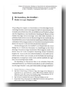 Die Ausstellung "Die Schulfibel &minus; Kinder im Lager Majdanek"