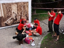 Działania załogi Wagonu 2010 Lublin w Gdańsku.